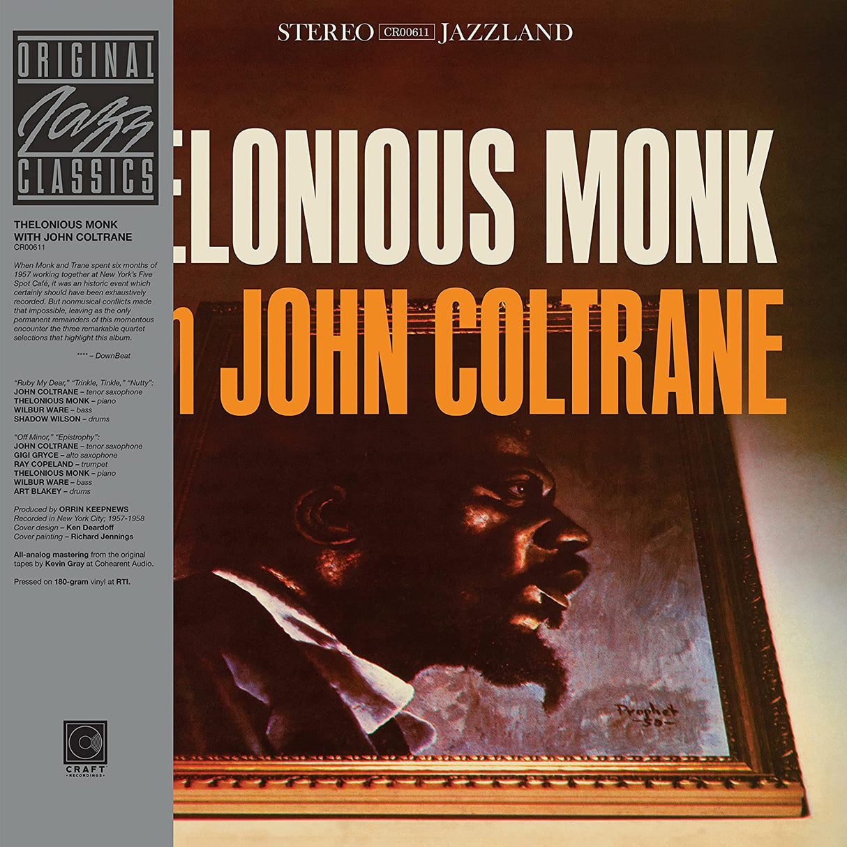 Thelonious Monk / John Coltrane - Thelonious Monk With John Coltrane (LP) - Velvet Music