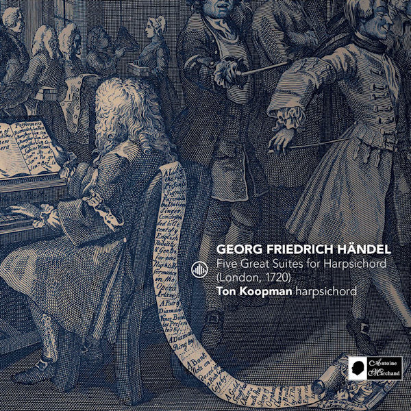 Ton Koopman - Five great suites for harpsichord (london, 1720) (CD) - Velvet Music
