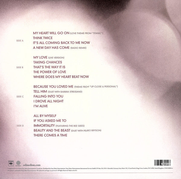 Céline Dion - My Love Essential Collection (LP)