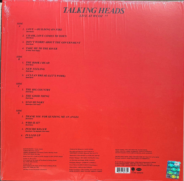 Talking Heads - Live At WCOZ 77 (LP)