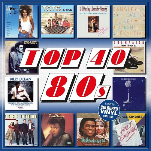 V/A (Various Artists) - Top 40 - 80s (LP) - Velvet Music