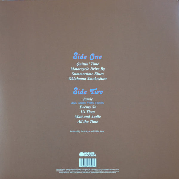 Zach Bryan - Summertime Blues (LP) - Velvet Music