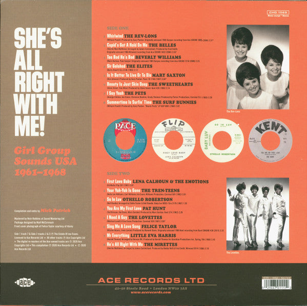 V/A (Various Artists) - She's all right with me!: girl group sounds usa 1961-1968 (LP)