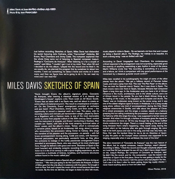 Miles Davis - Sketches of spain (LP) - Velvet Music