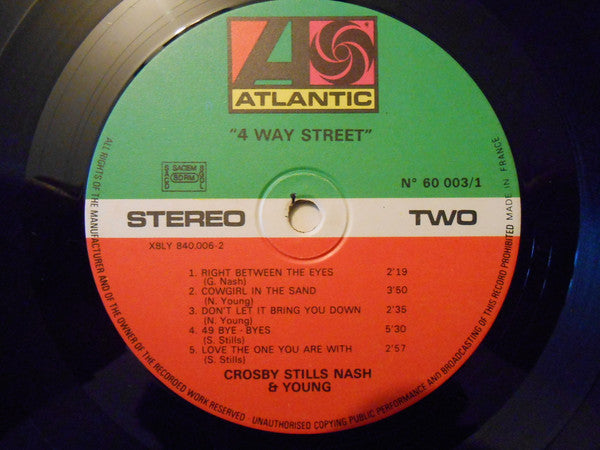 Crosby, Stills, Nash & Young - 4 Way Street (tweedehands LP) - Velvet Music