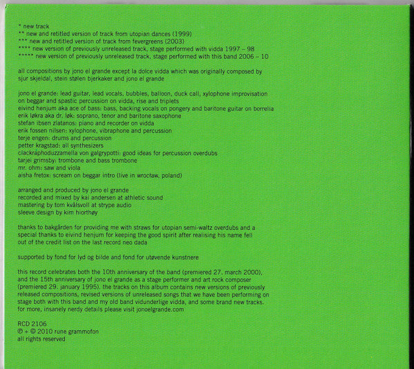 Jono El Grande - Phantom Stimulance (tweedehands CD) - Velvet Music
