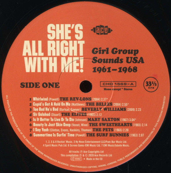 V/A (Various Artists) - She's all right with me!: girl group sounds usa 1961-1968 (LP)