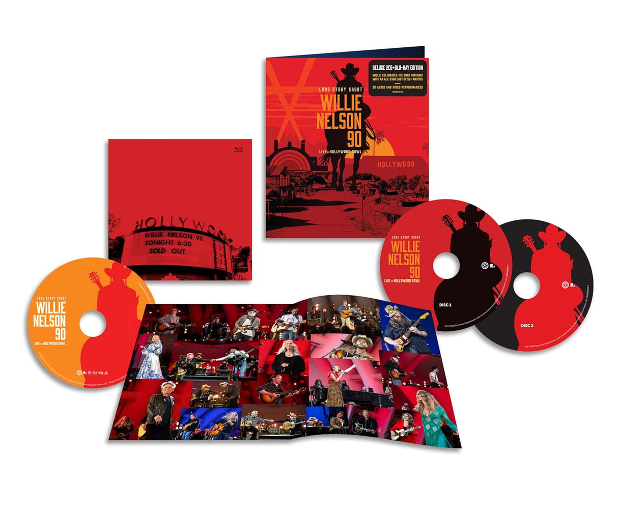 Various Willie Nelson - Long story short: willie nelson 90: live at the hollywood bowl (CD)