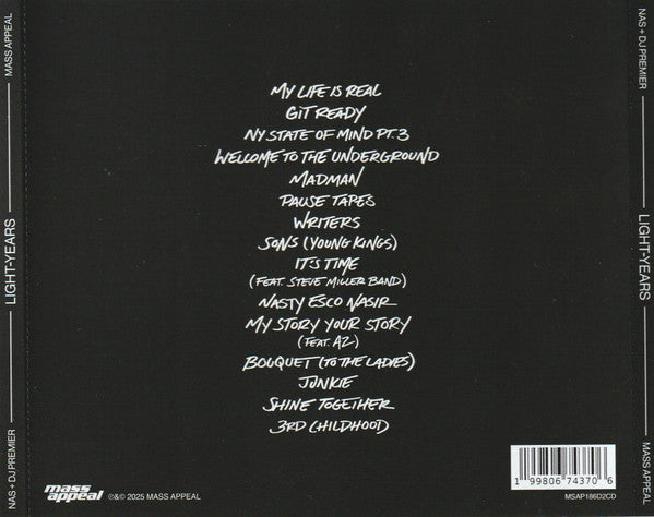 Nas + DJ Premier - Light-Years (CD) - Velvet Music