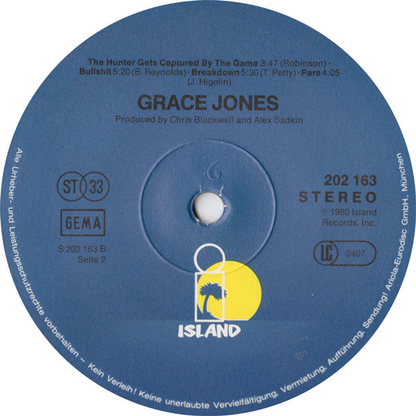 Grace Jones - Warm Leatherette (tweedehands LP) - Velvet Music