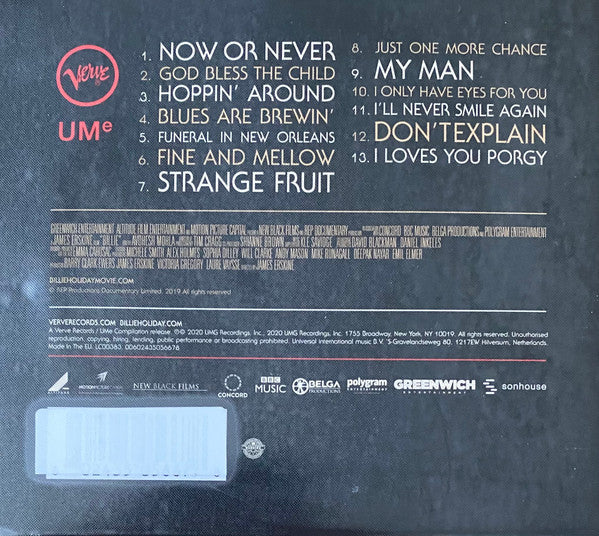 Billie Holiday - Billie (The Original Soundtrack) (tweedehands CD) - Velvet Music