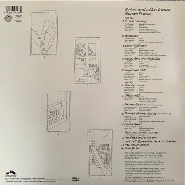 Brian Eno - Before And After Science (LP) - Velvet Music