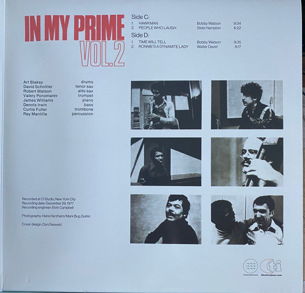 Art Blakey & The Jazz Messengers - In My Prime (LP) - Velvet Music