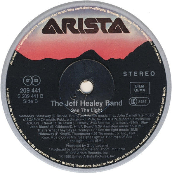 Jeff Healey Band, The - See The Light (tweedehands LP) - Velvet Music