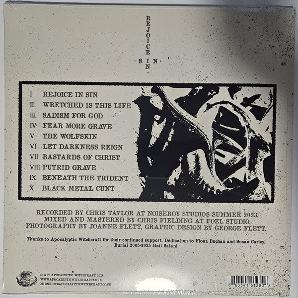Burial (13) - Rejoice in Sin (LP) - Velvet Music