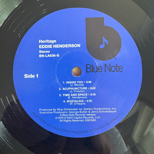 Eddie Henderson - Heritage (LP) - Velvet Music