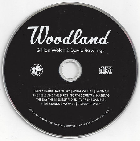 Gillian Welch & David Rawlings - Woodland (CD)