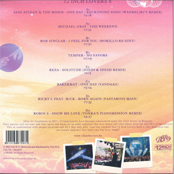 Various - 12 inch lovers 8 (12-inch maxi-single) - Velvet Music