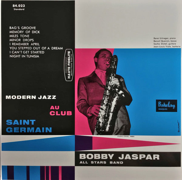 Bobby Jaspar - Modern Jazz Au Club Saint Germain (LP) - Velvet Music
