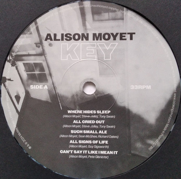 Alison Moyet - Key (LP) - Velvet Music