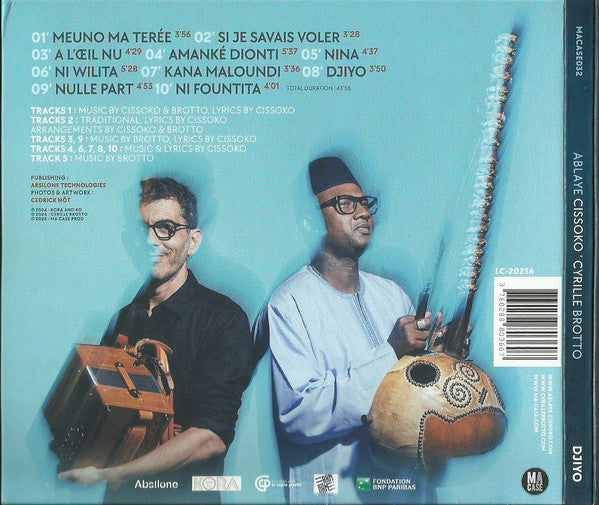 Ablaye Cissoko, Cyrille Brotto - Djiyo (CD) - Velvet Music