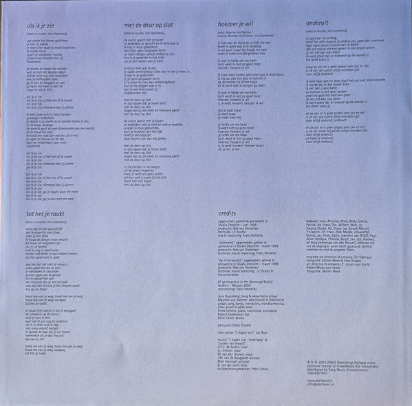 Abel (2) - De Stilte Voorbij (LP) - Velvet Music
