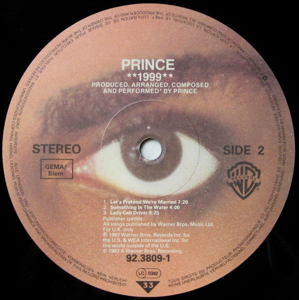 Prince - 1999 (tweedehands LP) - Velvet Music
