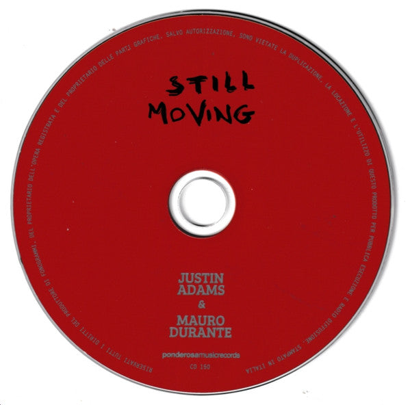 Justin Adams & Mauro Durante - Still Moving (secondhand CD)