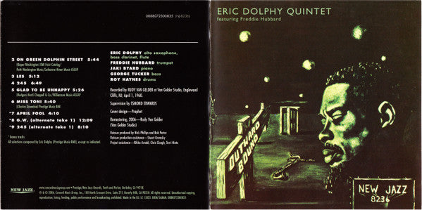Eric Dolphy Quintet - Outward Bound (tweedehands CD) - Velvet Music