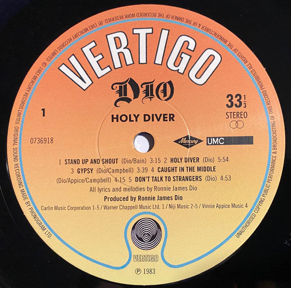 Dio (2) - Holy Diver (LP) - Velvet Music
