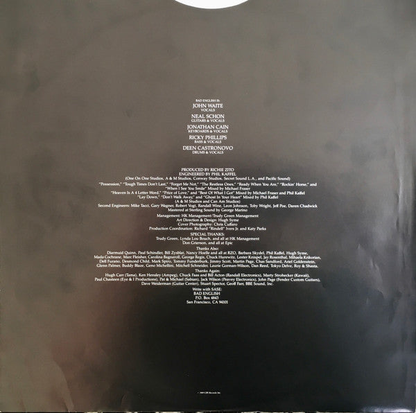 Bad English - Bad English (tweedehands LP) - Velvet Music