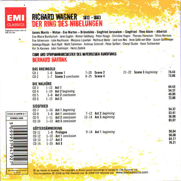Richard Wagner - Symphonie-Orchester Des Bayerischen Rundfunks, Bernard Haitink - Der Ring Des Nibelungen (second-hand CD)