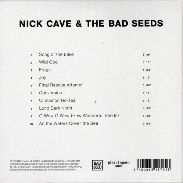 Nick Cave & The Bad Seeds - Wild God (CD) - Velvet Music