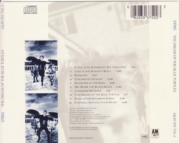 Sting - The Dream Of The Blue Turtles (CD d'occasion)