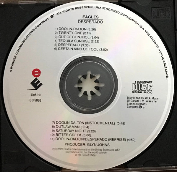 Eagles - Desperado (CD) - Velvet Music