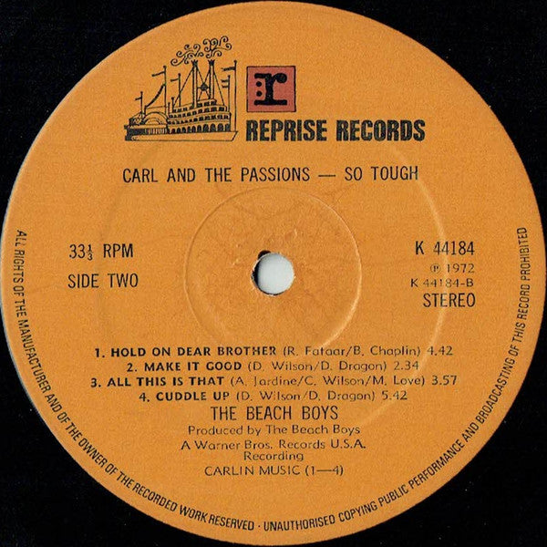 Beach Boys, The - Carl And The Passions – "So Tough" (tweedehands LP) - Velvet Music
