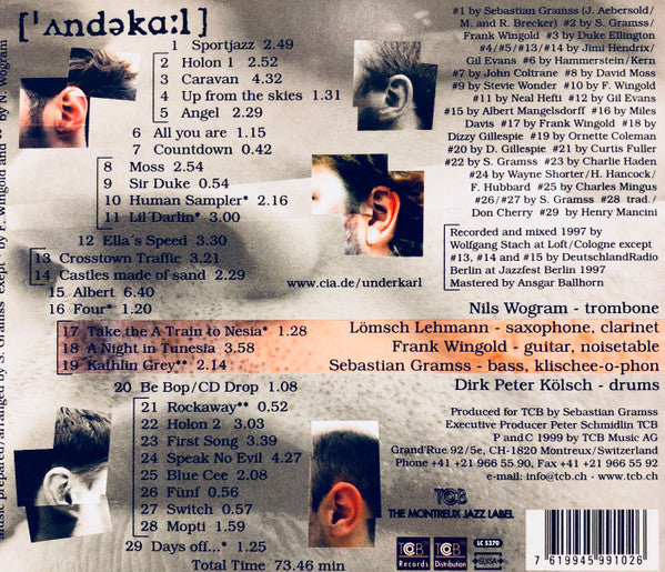 Underkarl - Jazzessence (tweedehands CD) - Velvet Music