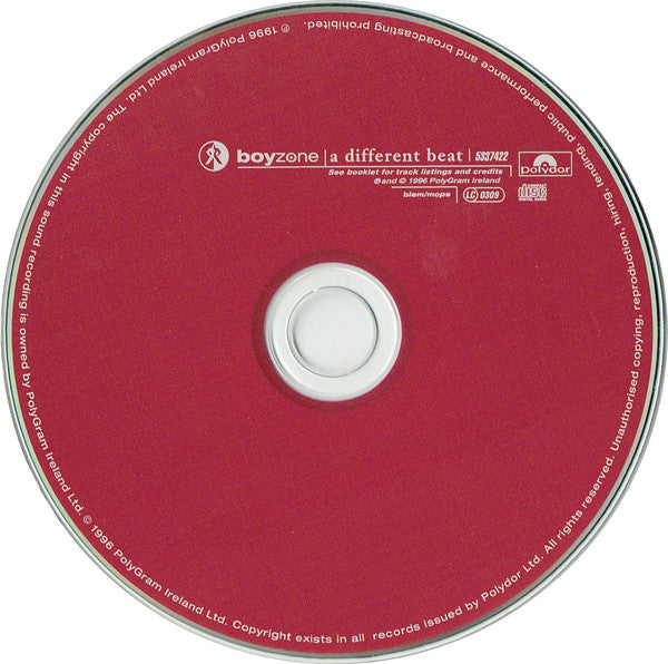 Boyzone - A Different Beat (CD) - Velvet Music
