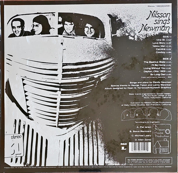 Harry Nilsson - Nilsson Sings Newman (33 tours)
