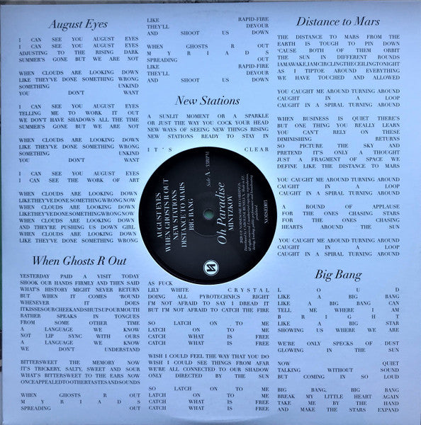 Mintzkov - Oh Paradise (LP) - Velvet Music