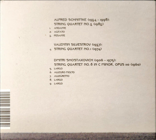 Matangi Quartet, Alfred Schnittke, Valentin Silvestrov, Dmitri Shostakovich - Outcast (CD) - Velvet Music