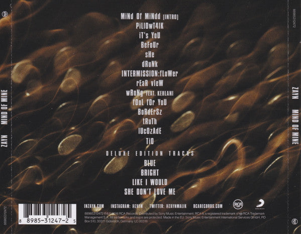 ZAYN (3) - Mind Of Mine (tweedehands CD) - Velvet Music