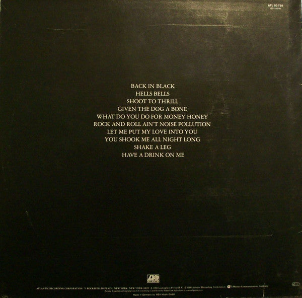 AC/DC - Back In Black (tweedehands CD) - Velvet Music