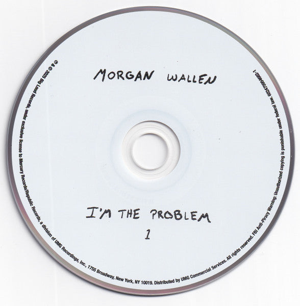 Morgan Wallen - I'm The Problem (CD) - Velvet Music