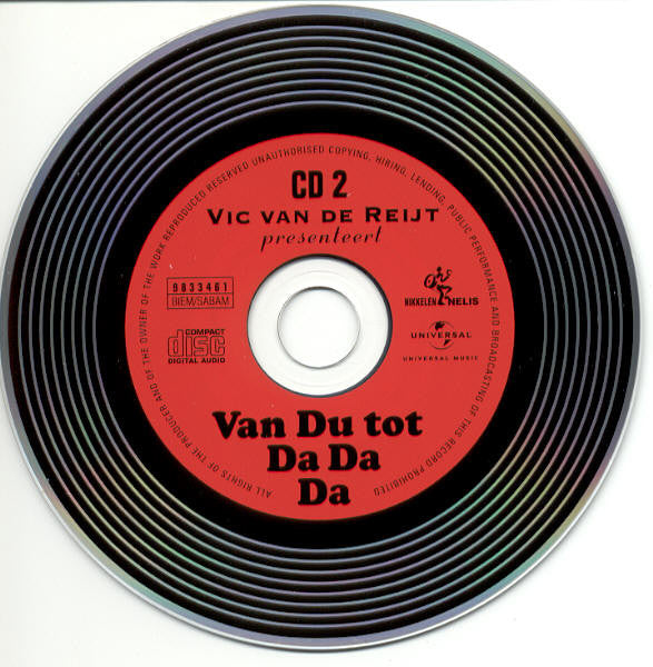 Various - Vic van de Reijt presenteert Van Du Tot Da Da Da (De 60 Mooiste Duitse Liedjes) (tweedehands CD) - Velvet Music