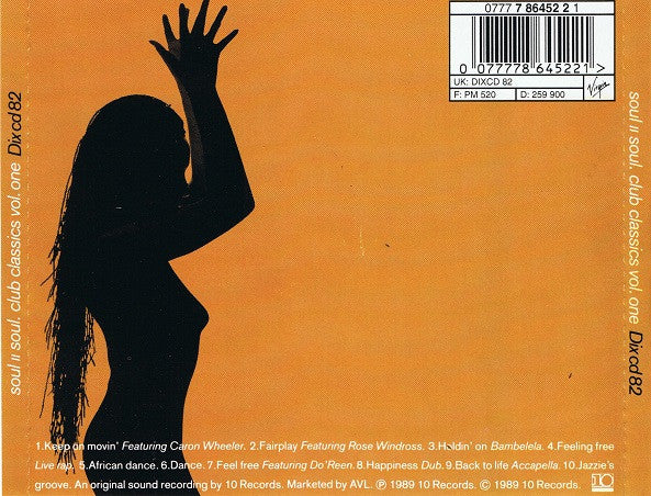 Soul II Soul - Club Classics Vol. One (tweedehands CD) - Velvet Music