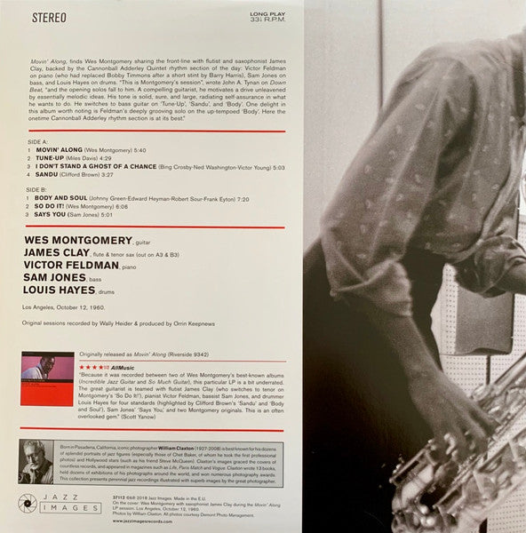 Wes Montgomery - Movin' Along (LP) - Velvet Music
