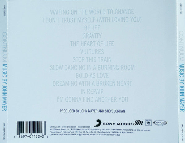 John Mayer - Continuum (used CD)