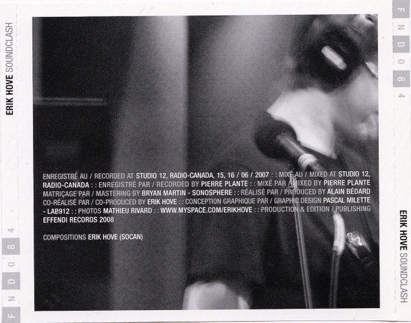 Erik Hove - Soundclash (CD d'occasion)
