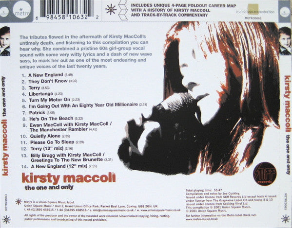 Kirsty MacColl - The One And Only (tweedehands CD) - Velvet Music